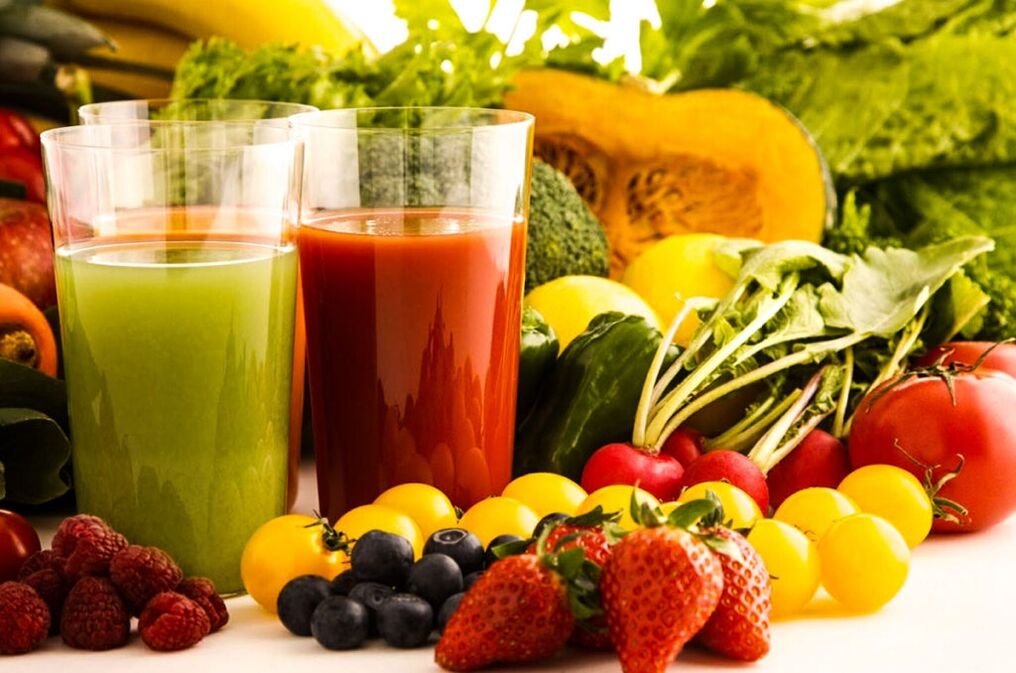jus sayur-sayuran dan buah-buahan untuk penurunan berat badan