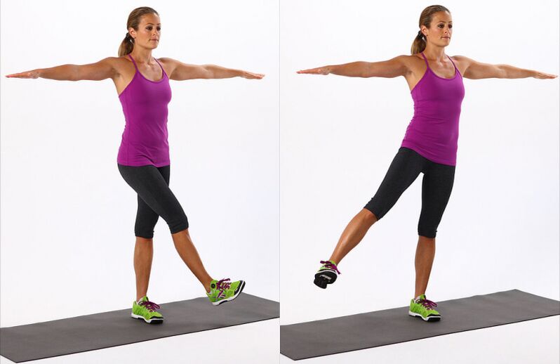 Ayunan kaki akan membantu melatih otot-otot paha dengan berkesan